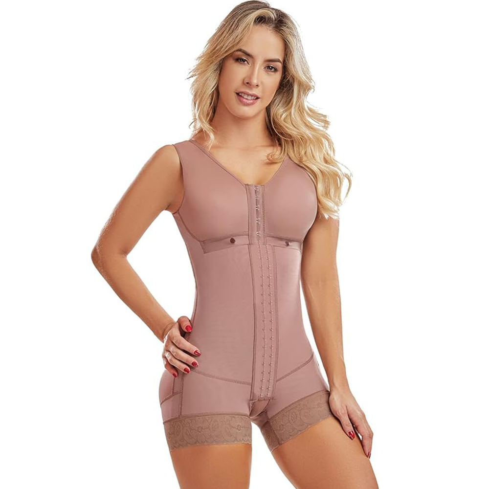 FAJAMIA 0470 Fajas Colombianas Reductoras y Moldeadoras Postparto Body Shaper For Women Post Surgery Compression Garment